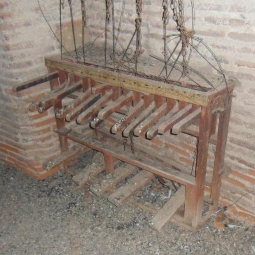 Clavier carillon cathédrale Saint Etienne de Toulouse