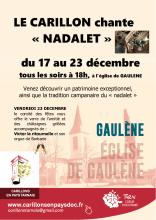 Le carillon de Gaulène chante Nadalet