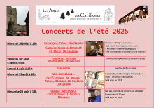 Concerts été 2025 Villefranche