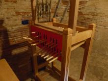 Clavier du carillon de Saint Léon